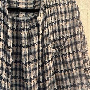 Soft flowy button up blouse